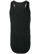 Haider Ackermann Black Oversized Tank Top