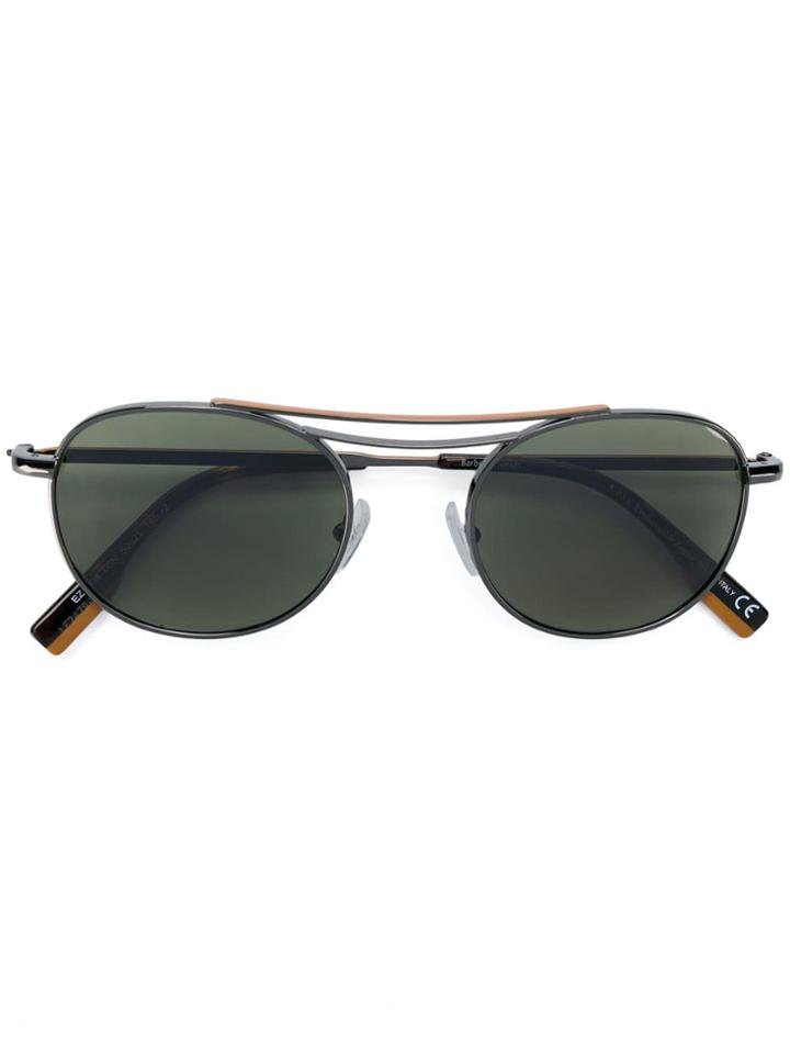 Ermenegildo Zegna Round Sunglasses - Metallic