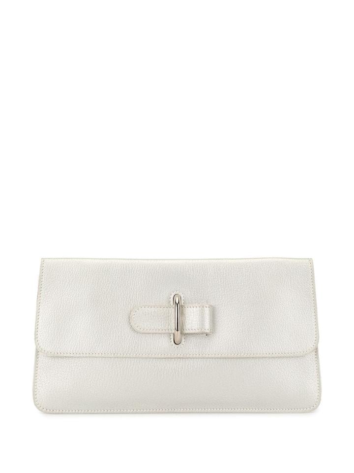 Hermès Pre-owned Loop-through Clutch - Silver