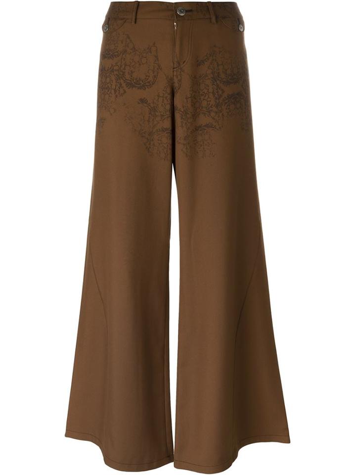 Jean Paul Gaultier Vintage 'jpg By Gaultier' Trousers, Women's, Size: 42, Brown