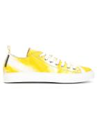 Dsquared2 Basquettes Sneakers, Men's, Size: 6, Yellow/orange, Cotton/leather/rubber