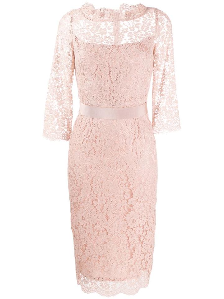 Goat Venus Lace Fitted Dress - Pink