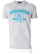Dsquared2 Distressed Layered Look T-shirt - Grey