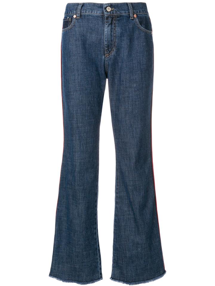 Ps By Paul Smith Cropped Denim Jeans - Blue
