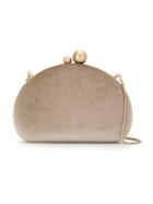 Isla Velvet Clutch - Nude & Neutrals