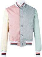 Thom Browne Colour Block Varsity Jacket