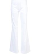 Derek Lam Flared Trousers, Women's, Size: 48, White, Cotton