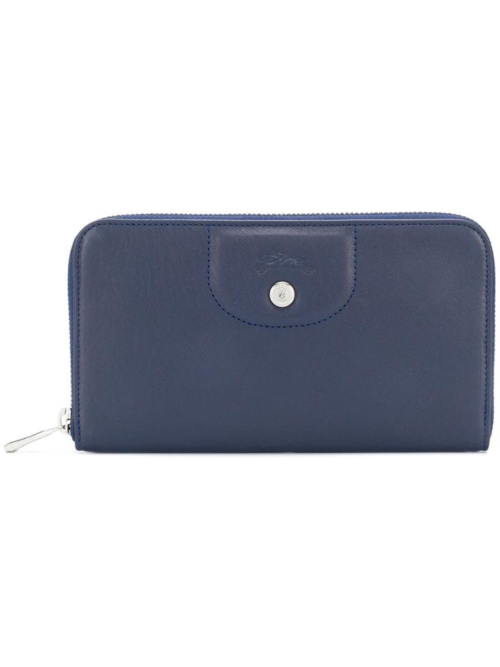Longchamp All Around Zip Wallet - Blue