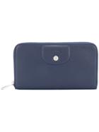 Longchamp All Around Zip Wallet - Blue