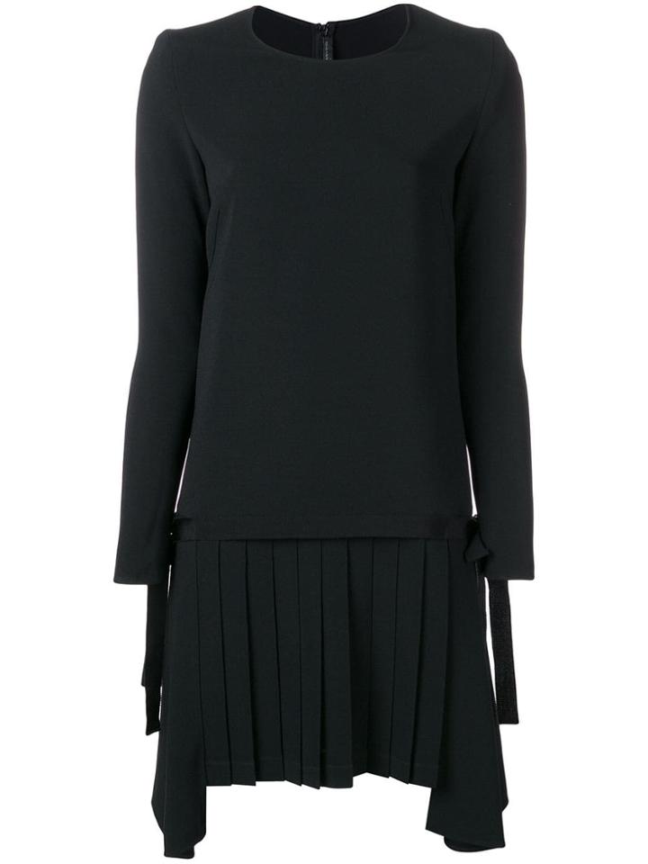 Ermanno Scervino Longsleeved Cady Dress - Black