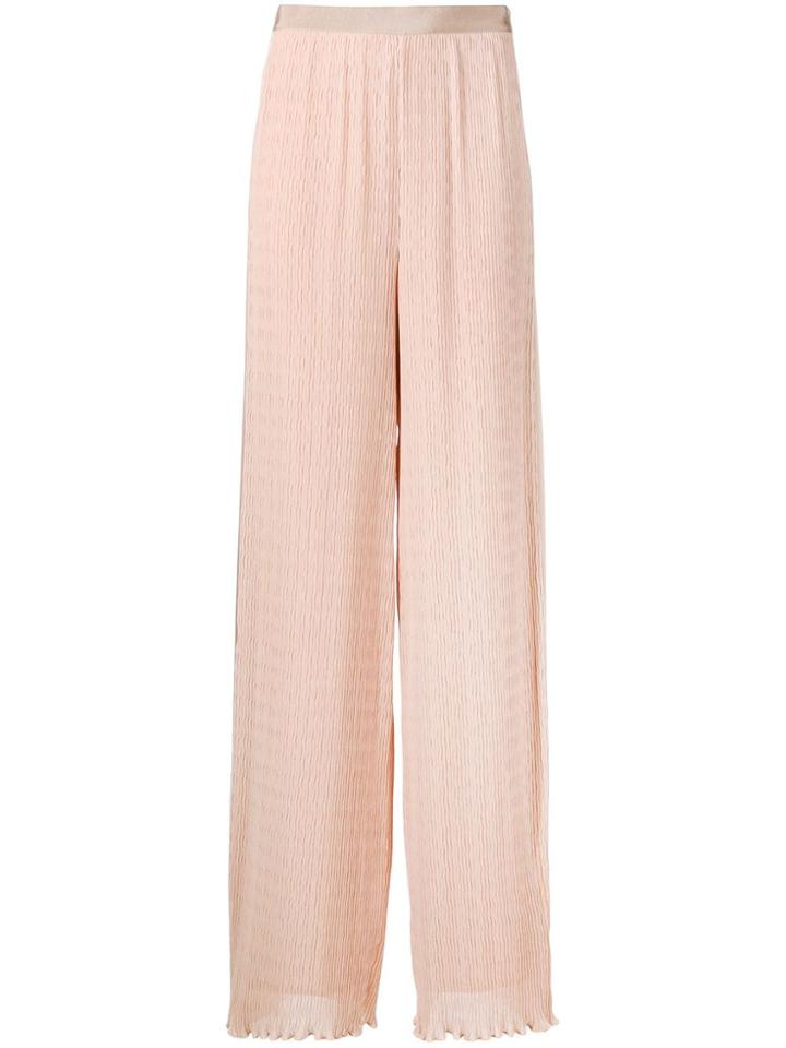 Max Mara Pleated Flared Trousers - Neutrals