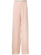 Max Mara Pleated Flared Trousers - Neutrals