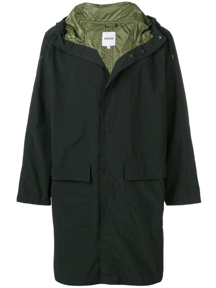 Aspesi Classic Raincoat - Black