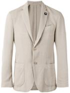 Lardini - Classic Blazer - Men - Cotton/viscose/polyester - 54, Grey, Cotton/viscose/polyester
