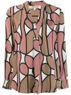Diane Von Furstenberg Parang Burlwood Blouse - Neutrals