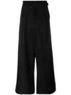 Christian Wijnants Wide Leg Trousers - Black