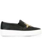 Michael Michael Kors Pia Slip-on Star Sneakers - Black