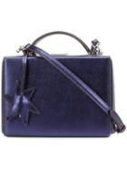 Mark Cross 'grace' Box Shoulder Bag, Women's, Blue