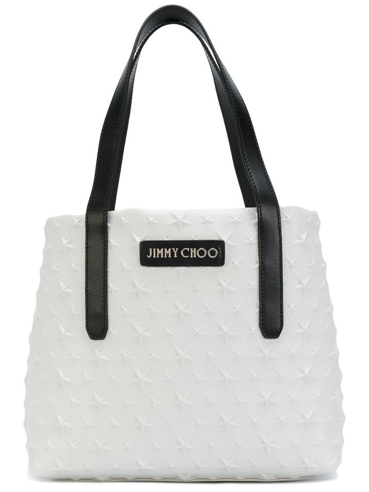 Jimmy Choo - Sara Shoulder Bag - Women - Calf Leather - One Size, Grey, Calf Leather