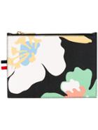 Thom Browne Large Flower Coin Purse - Black
