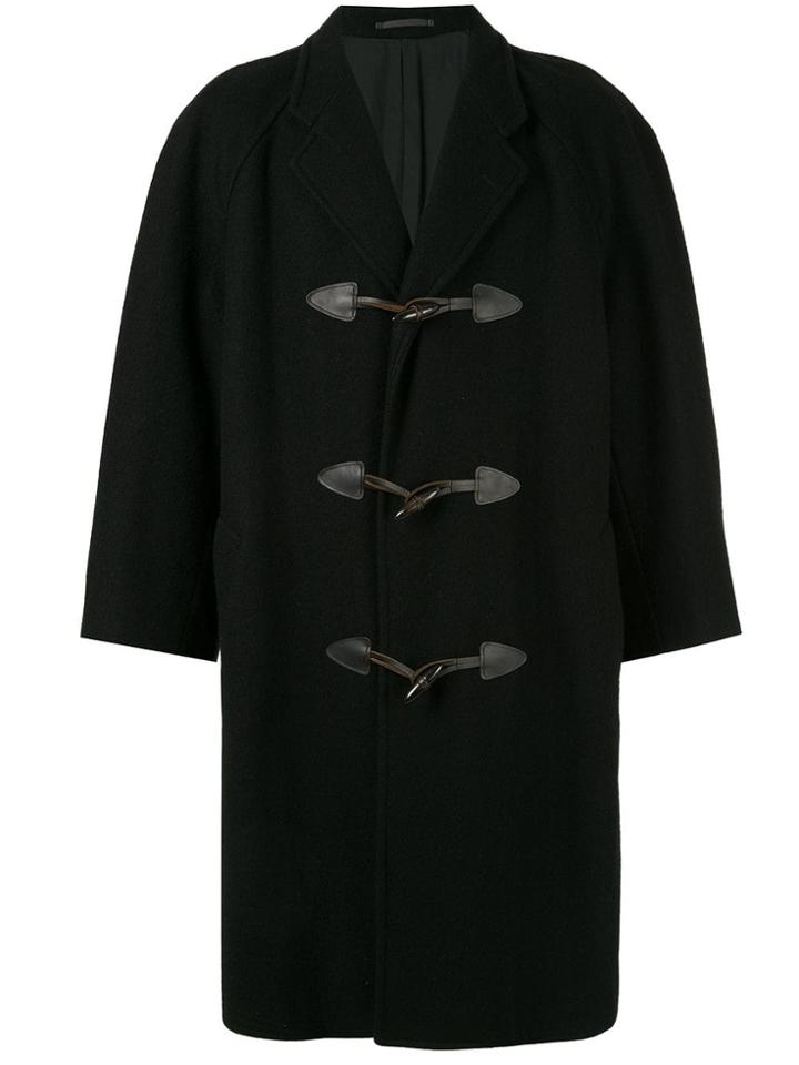 Comme Des Garçons Vintage Mid-length Peacoat - Black
