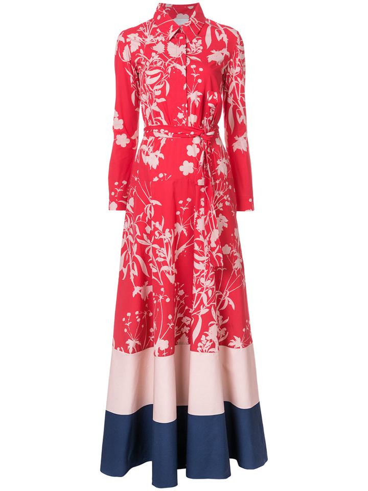 Borgo De Nor - Carolina Maxi Dress - Women - Cotton - 6, Red, Cotton