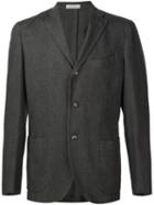 Boglioli Melange Jacket, Men's, Size: 48, Grey, Cotton/cashmere/wool