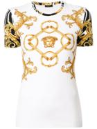Versace Signature Print T-shirt - White