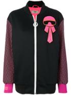 Fendi Karlito-appliqué Zip Jacket - Black