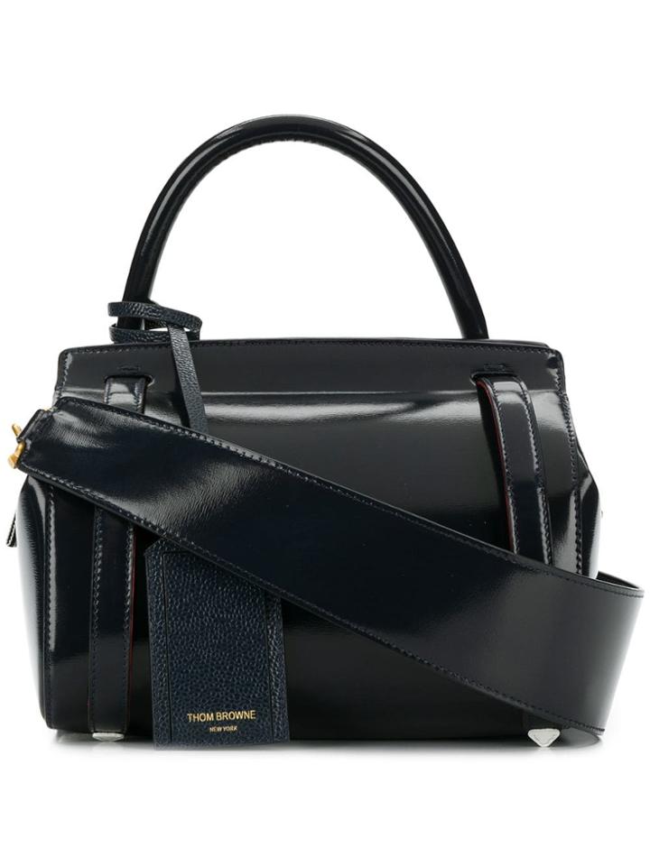 Thom Browne Small Three-strap Bag - Blue