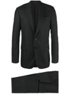 Giorgio Armani - Formal Suit - Men - Silk/viscose/wool - 56, Black, Silk/viscose/wool