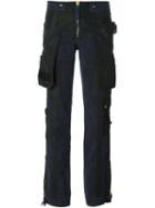 Jean Paul Gaultier Vintage Military Trousers, Women's, Size: 40, Blue