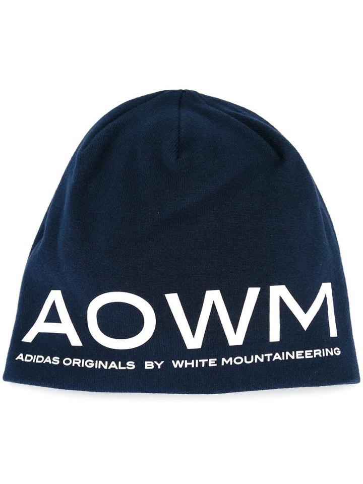 Adidas By White Mountaineering Aowm Beanie, Men's, Blue, Cotton/nylon/spandex/elastane