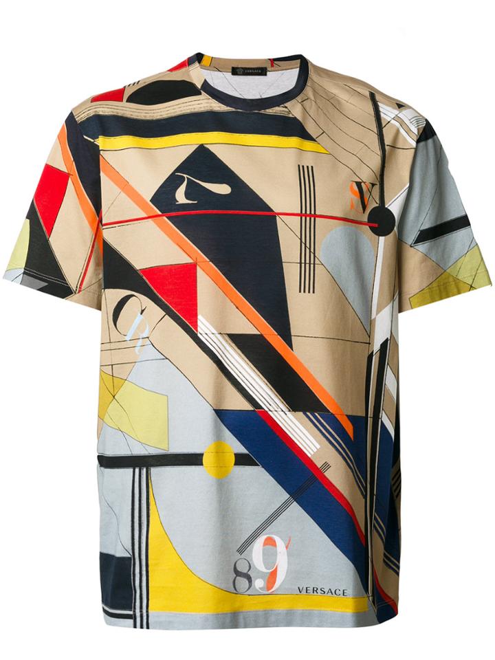 Versace László Print T-shirt - Multicolour