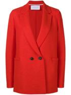 Harris Wharf London Double Breasted Blazer - Yellow & Orange