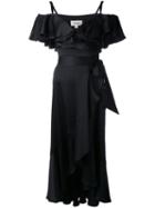 Temperley London - 'carnation' Dress - Women - Silk/polyamide/acetate - 14, Black, Silk/polyamide/acetate