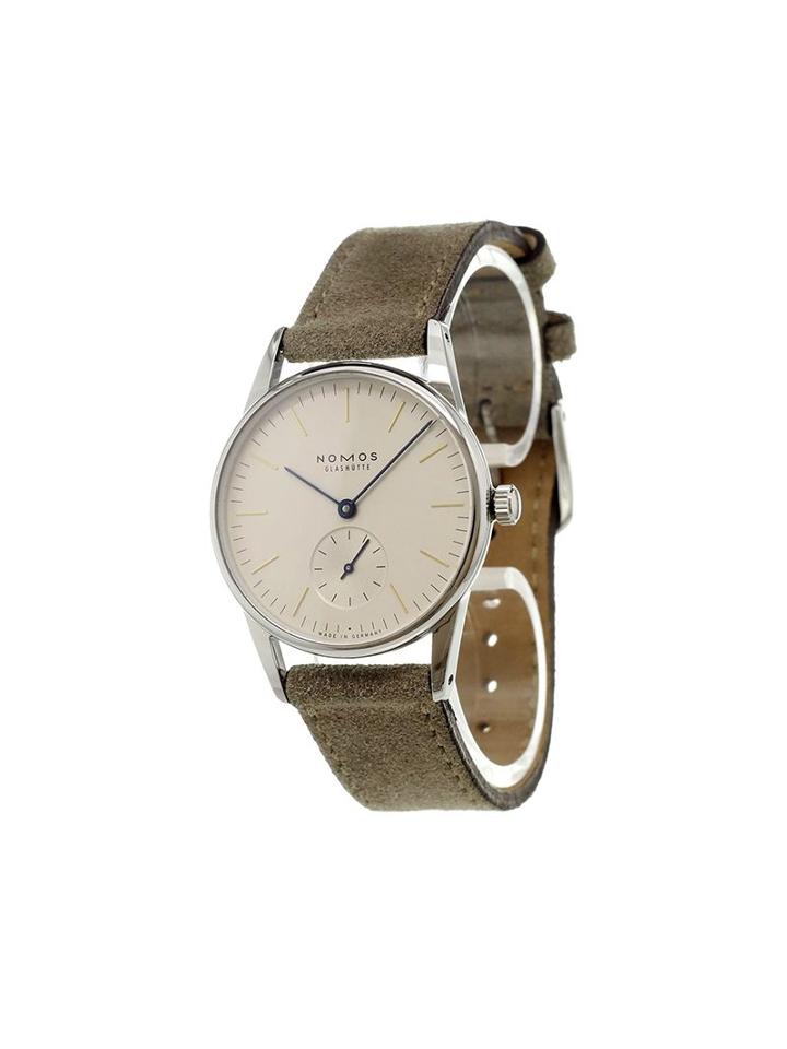Nomos 'orion' Analog Watch, Women's, Brown