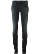 Diesel 'grupe' Skinny Jeans, Women's, Size: 26/32, Black, Cotton/spandex/elastane