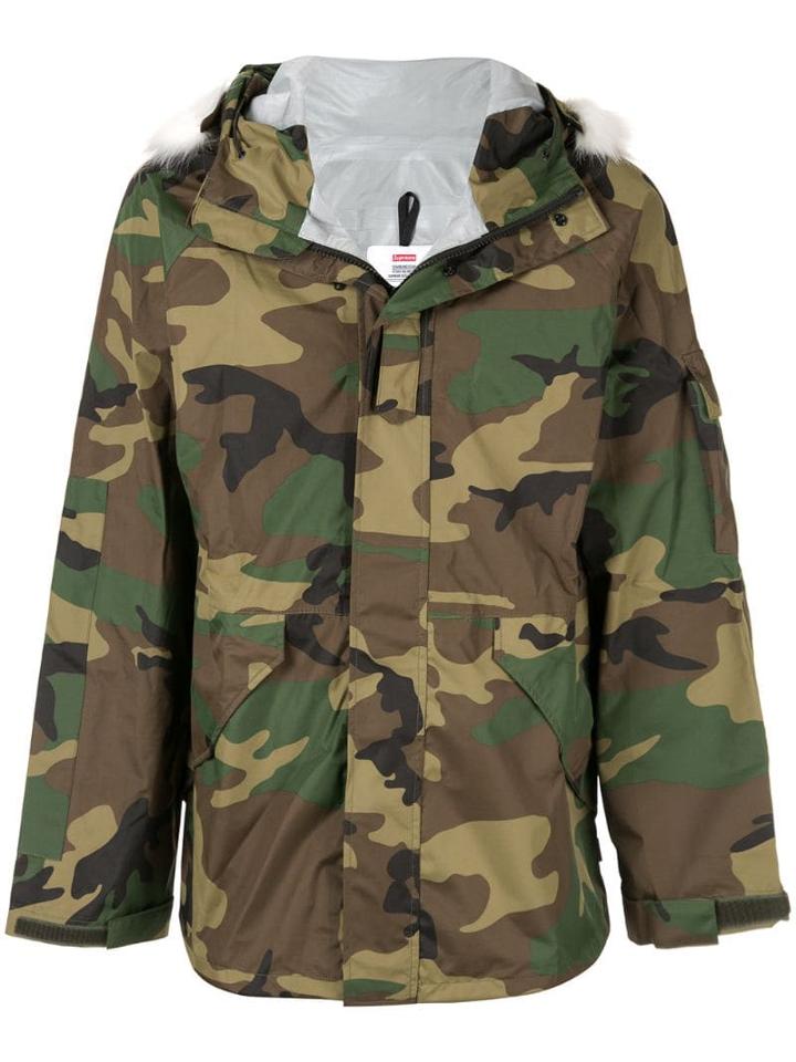 Supreme Military Taped Seam Parka - Green