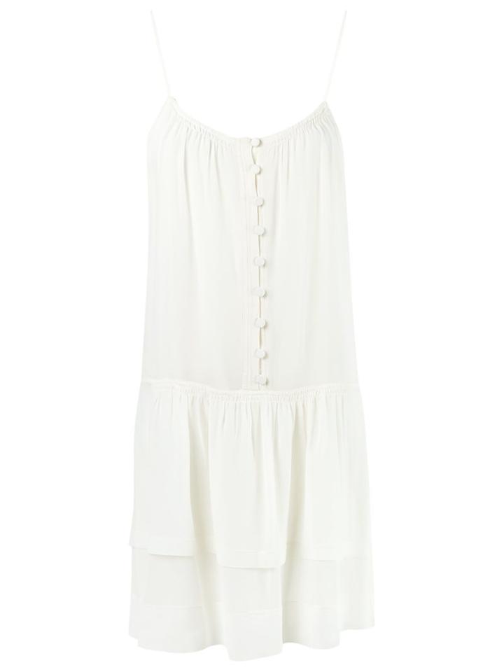 Talie Nk Silk Dress, Women's, Size: 36, White, Silk