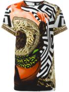 Versace Psychedelic Medusa Top, Women's, Size: 38, Silk