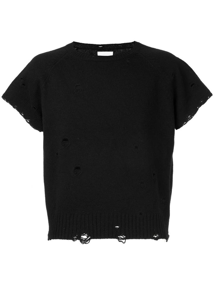 Takahiromiyashita The Soloist Distressed Sweater - Black