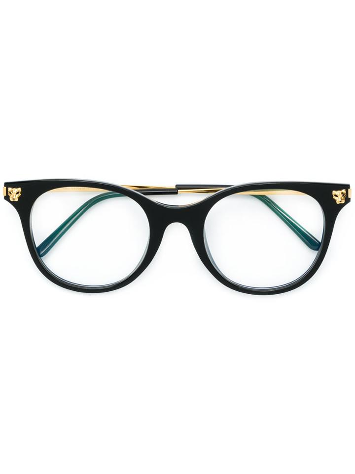 Cartier Panthère De Cartier Glasses - Black
