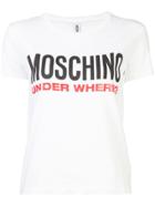 Moschino 'under Where' T-shirt - White