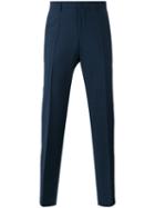 Boss Hugo Boss Tailored Trousers, Men's, Size: 56, Blue, Virgin Wool/viscose