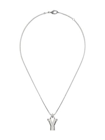 Gucci Collana Con Lettera Y In Argento - 0811 Undefined