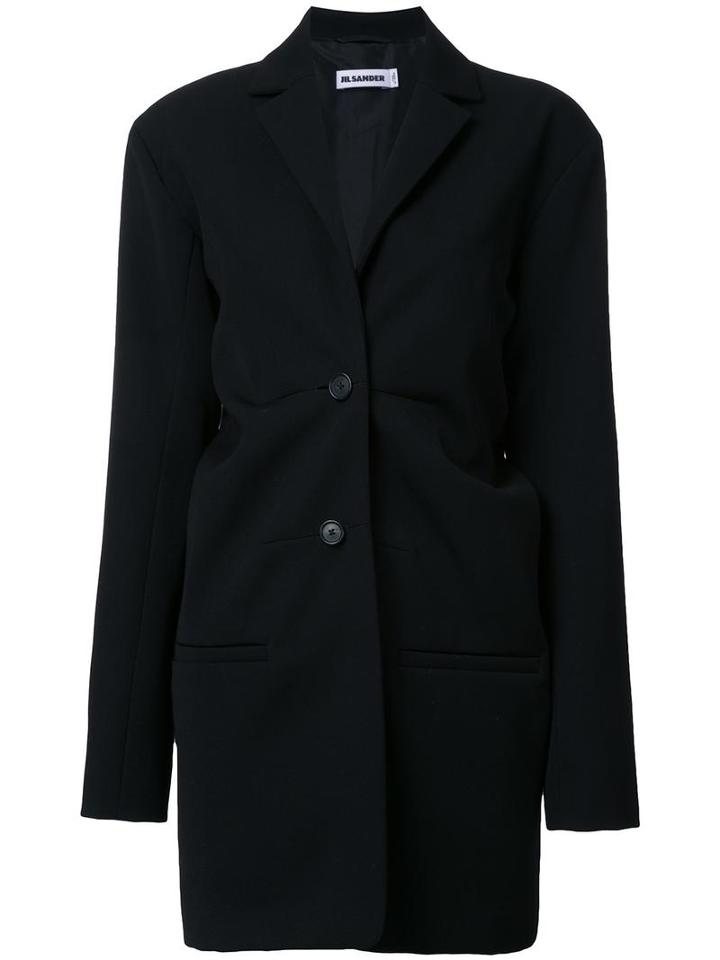 Jil Sander Classic Blazer, Women's, Size: 36, Black, Wool