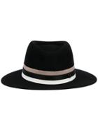 Maison Michel 'thadee' Trilby Hat - Black