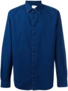 Sunspel Wash Shirt, Men's, Size: Medium, Blue, Cotton