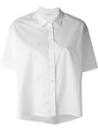 P.a.r.o.s.h. Cropped Shirt, Women's, Size: Small, White, Cotton/spandex/elastane